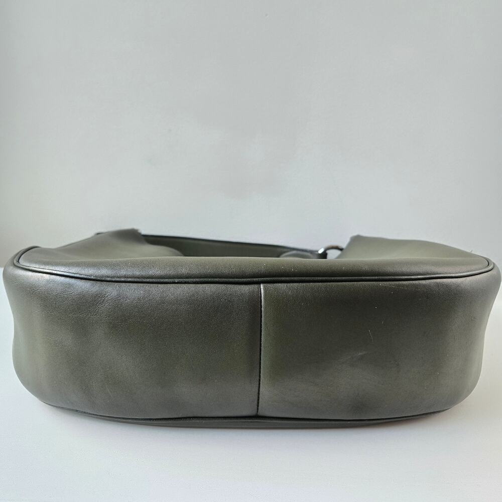 Coach Black and Gray Leather Shoulder Bag - Picture 13 of 16